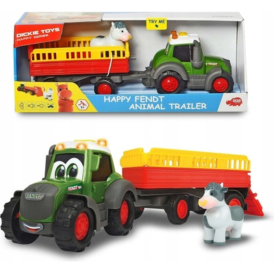 Dickie ABC Traktor Fendti s přívěsem 30 cm