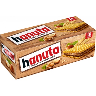 Ferrero Hanuta oplatky s lískovými oříšky 220 g – Zboží Dáma