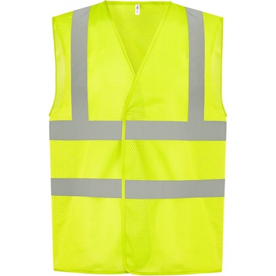 Yoko HI-VIS HVW120 Síťovaná bezpečnostní vesta HV yellow