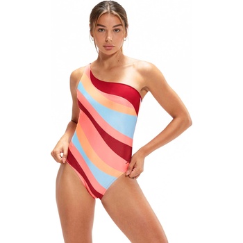 Speedo Цял бански womens printed asymmetric