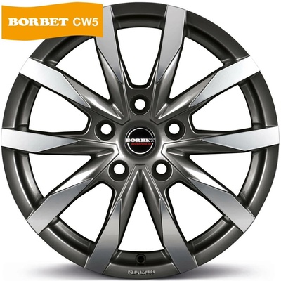 Borbet CW5 7,5x18 5x118 ET53 mistral anthracite gloss