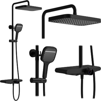 Rea Комплект за душ REA Bari Black (REA-P0891)