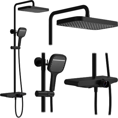 Rea Комплект за душ REA Bari Black (REA-P0891)