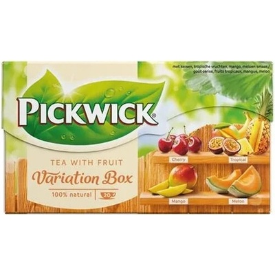 PICKWICK Variácie Orange višňa tropické ovocia mango meló žltý 20 x 1,5 g