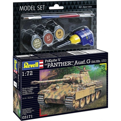 REVELL ModelSet tank 63171 Panther Ausf. G Sd.Kfz. 171 1:72