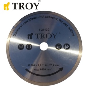TROY Диамантен диск / Диамантина - диаметър 200 мм / Troy 27120 / (T 27120)