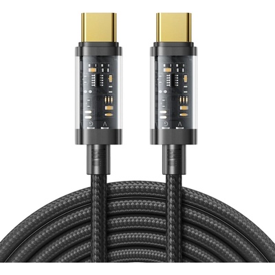 JOYROOM Кабел Joyroom, USB-C към USB-C, 100W, 2m, Черен (S-CC100A20-black)