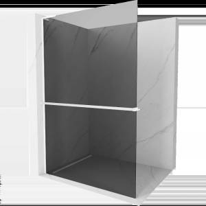 Mexen Kioto+ L душ параван с рафт Walk-in 80 x 200 cm, графит, бял - 800-080-123-20-40 (800-080-123-20-40)