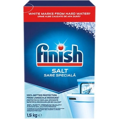 Finish Сол за съдомиялни машини Finish 1, 5 кг