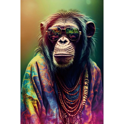 imageLAND СТЪКЛЕНА КАРТИНА hippie style (754052)