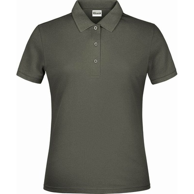 James & Nicholson JN 791 Dámske piqué polo sivá Dark