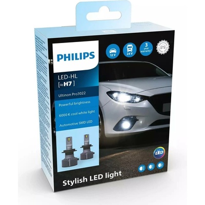 Philips LED H7 Ultinon Pro3022 Phil-11972U3022X2