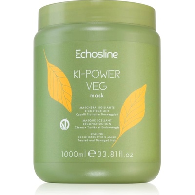 Echosline Ki-Power Veg Mask регенерираща маска за увредена коса 1000ml