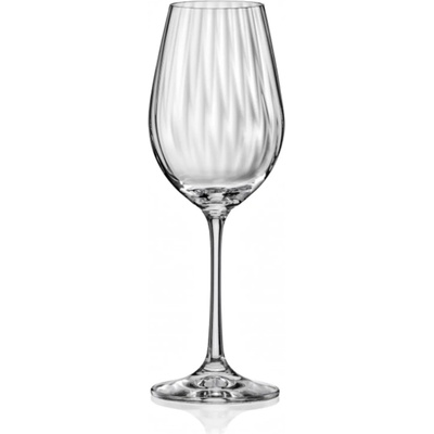 Crystalex Sklenice na bílé i červené víno Viola Waterfall 6 x 350 ml