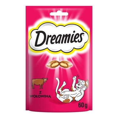 Dreamies 60g - лакомство за котки с вкусно говеждо месо