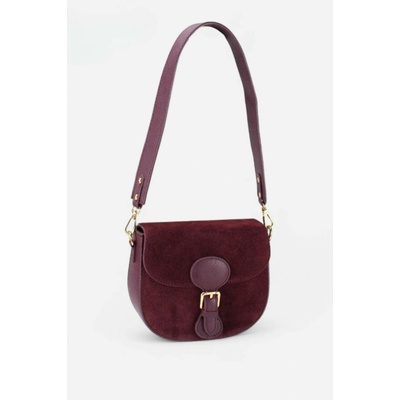 Itálie Kožená crossbody Burgundy