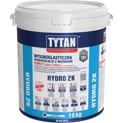 TYTAN HYDRO 2K vysoko elastická hydroizolácia s vláknami 16 kg