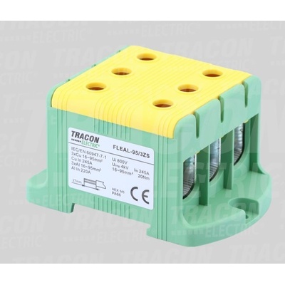 Tracon 3x16-95mm² žlto-zelená FLEAL-95/3ZS