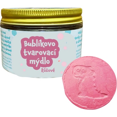 PURE HARMONY Bublíkovo tvarovacie mydlo ružové 100 g