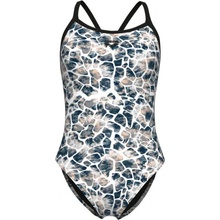 Arena Earth Swimsuit Xcross Back Black/White Multi