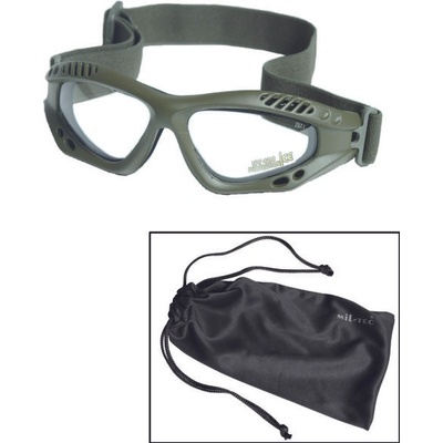 Mil-Tec Очила COMMANDO AIR маслиново прозрачни (15615401)