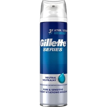 Gillette Series Pure & Sensitive gél na holenie 200 ml