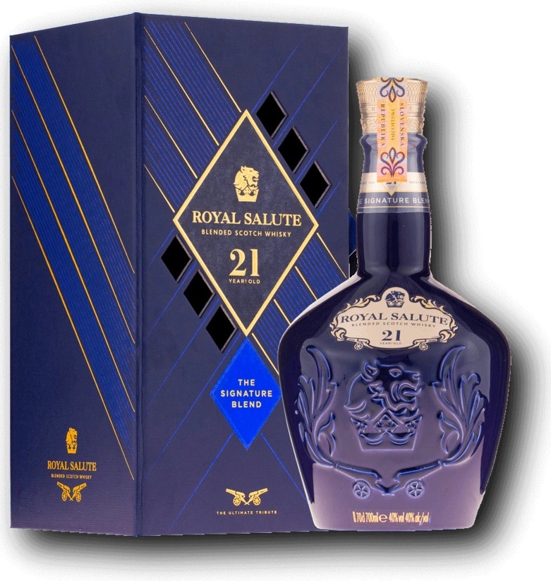 Chivas Royal Salute The Sapphire Flagon 21y 40% 0,7 l