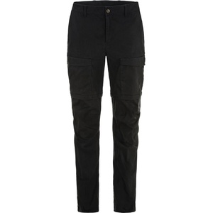 Fjällräven Дамски панталон със свалящи крачоли Fjällräven Women's Abisko Hybrid Trail Trousers Zip-Off Walking trousers - Black - размер 44 (EU) (110-1728-0116)