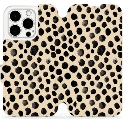 Mobiwear - Apple iPhone 15 Pro - VA50S Černé puntíky