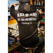 BLACK HEART HOT ROD MOTORCYCLE Čierna
