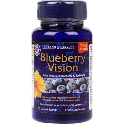 Holland & Barrett- Borůvky Blueberry Vision 60 kapslí