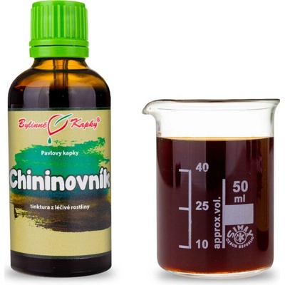Bylinné kapky Chinínovník bylinné kvapky tinktúra 50 ml