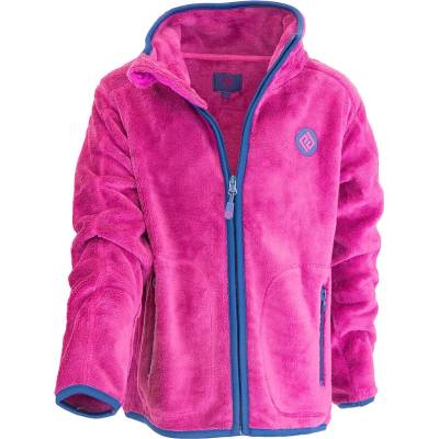 Pidi Lidi mikina rozepínací se stojáčkem fleece Coral růžová