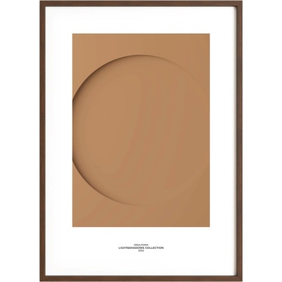 Idealform Poster no. 6 Round composition Barva: Terracotta, Velikost: 500x700 mm