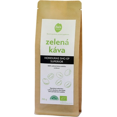 Fairobchod Bio zelená káva Honduras SHG 250 g