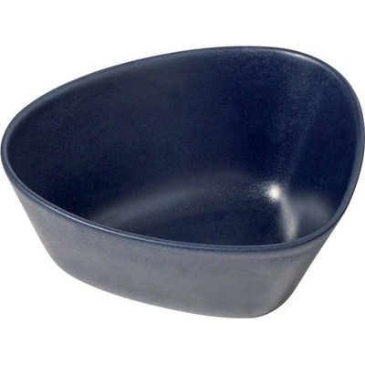 LIND DNA Servírovacia miska CURVE kamenina námornícka modrá 22 cm