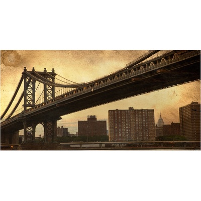 Foto obraz sklenený horizontálny Manhattan New York 100x50 cm