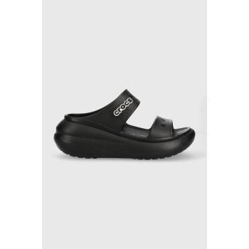 Crocs Чехли Crocs Classic Crush Sandal в черно с платформа 207670 (207670.001)