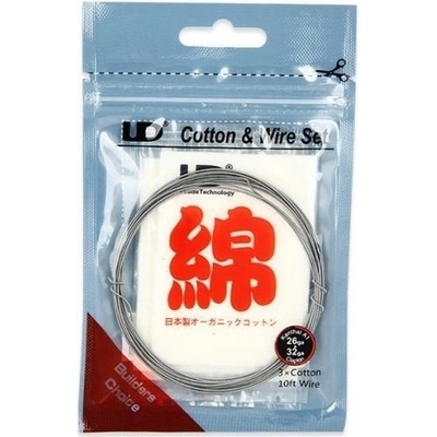 UD Muji Cotton a Wire Set 26+32Ga Clapton Kanthal A1