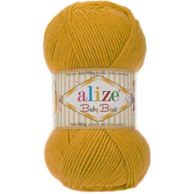 Alize příze Baby Best 281 hořčicová