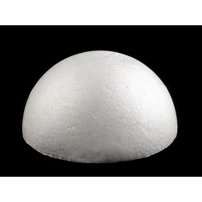 Prima-obchod Polokoule Ø19 cm polystyren, barva bílá