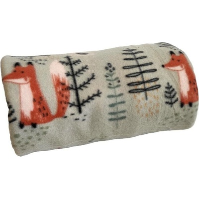 TiaHome Deka Fleece Vánoční Lišky 150x200