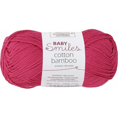 Schachenmayr Baby Smiles Cotton Bamboo 1136 Himbeere Плетива прежда (9807370-01136-Schachenmayr)