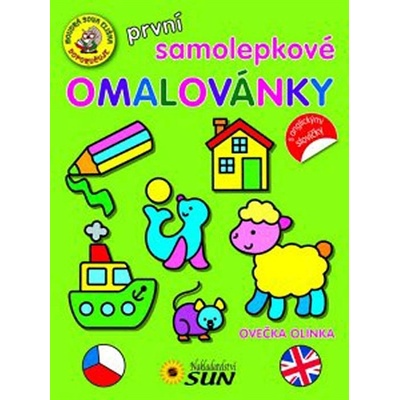 První samolepkové omalovánky Ovečka Olinka