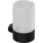 Kludi Vela R - Държач за четки и паста, стъкло/матово черно 5897539 (5897539)