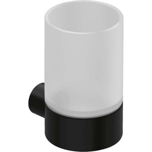 Kludi Vela R - Държач за четки и паста, стъкло/матово черно 5897539 (5897539)