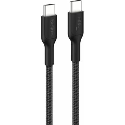 Belkin CAB024hq2mBK BOOSTCHARGE gefl.Kab. 60W USB-C/USB-C 2m černý