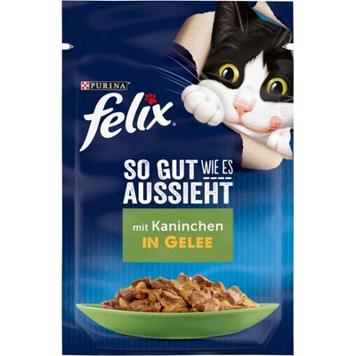 Felix Chutná tak dobře jak vypadá králičí maso v želé 26 x 85 g