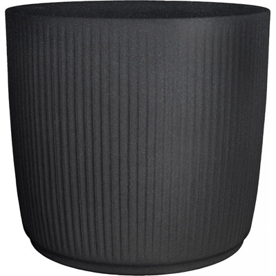 Scheurich Květináč Linetto 259 Stony Black 28,6 x 26,2 cm