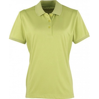 Premier Workwear Prodloužená Coolchecker Piqué Lime ca. Pantone 382